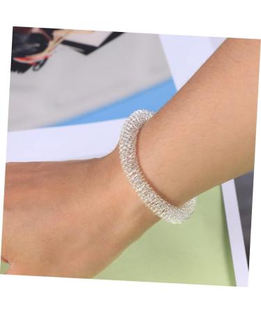 Lalafina 4-Piece Hand-Blown Wrist Massager | Flexible Metal Sensory Bracelet | International Shipping Available - Buy Online on GoSupps.com