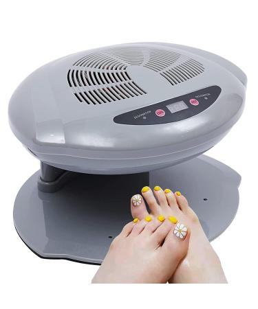 400W Professional Nail Dryer with Auto Induction Sensor | Warm & Cool Wind Manicure Tool for Fingernail & Toenail Curing - Silver - Buy Online on GoSupps.com