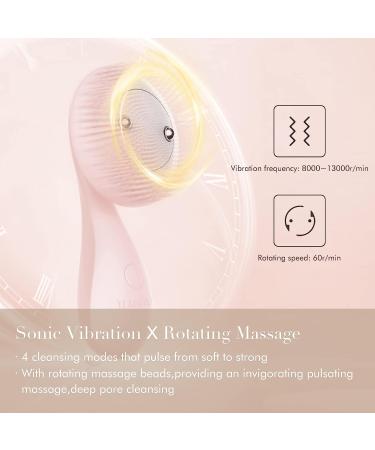 YEAHONE Electric Silicone Facial Cleansing Brush for Deep Cleaning and Exfoliating - Gentle Vibrating Mini Sonic Exfoliator - Buy Online on GoSupps.com