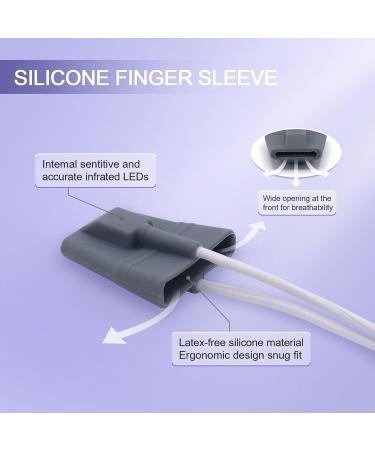 SkMeditec Spo2 Sensor | 3.2ft Compatible with NellCor Monitor | Oxismart Module | Small Reusable Probe with 7-Pin Connection - Childfingersoft - Buy Online on GoSupps.com