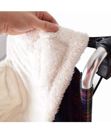 Waterproof Fleece Lined Wheelchair Blanket Warm and Cozy Wheelchair Cover Plush Lining for Mobility Scooter Electric Scooter Winter Protection - Buy Online on GoSupps.com