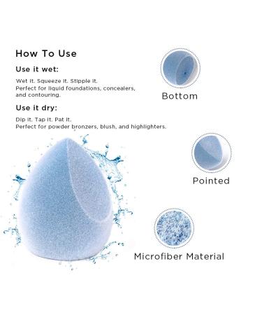 JUNO & Co. Microfiber Sponge - Latex-Free Dual Layer Technology - Flawless Makeup Blender for Foundations, Powders, and Creams - Velvet Love Bundle - Buy Online on GoSupps.com