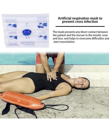 Buy Artificial Respiration Breathing Mask | First Aid Mouth-to-Mouth CPR Face Shield for Emergencies - Buy Online on GoSupps.com