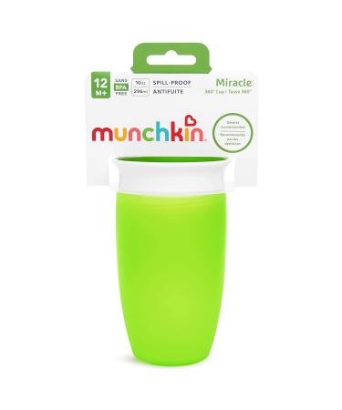 Munchkin Miracle 360 Toddler Sippy Cup 10oz - Green | Leak-Proof Spill-Proof Design - Buy Online on GoSupps.com