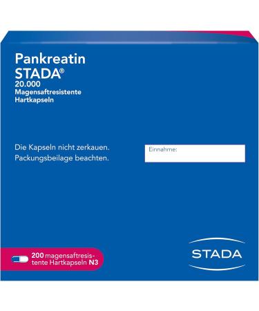 Buy Pancreatin Stada 20 000 - 200 ST | Premium Digestive Enzyme Supplement | Fast International Shipping - Buy Online on GoSupps.com