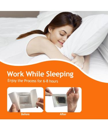 TEWEAE 122 Pads Foot Pads Natural Turmeric & Ginger Wormwood Bamboo Vinegar Included 122Pads Goodnight Patches and 122 Adhesive Sheets - Buy Online on GoSupps.com