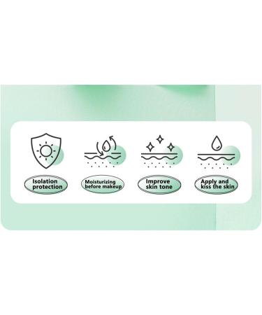  LINGJIONG Makeup color | Tri-color Isolation Cream Face foundation base isolating cream invisible pores moisturizing foundation concealer essence - Buy Online on GoSupps.com