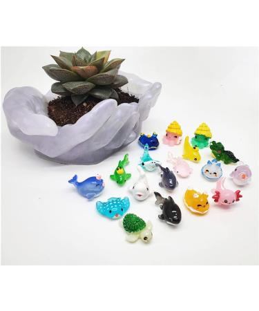 Shop Ayomika Miniature Fairy Garden Accessories & Figures - DIY Micro Landscape Ornaments with Animals & Houses for Garden Decor - Buy Online on GoSupps.com