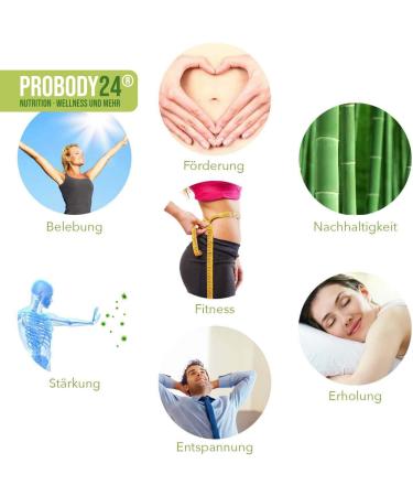 ProBody24 Bamboo Vital Foot Plasters | 100% Natural Wellness Foot Pads - 10 Pieces for Detox & Relief - Buy Online on GoSupps.com