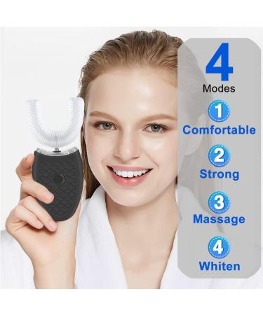 Shop 360 U-Shaped Electrical Ultrasound Toothbrush | Whitening Wireless Charging IPX7 Waterproof - Global Shipping Available - Buy Online on GoSupps.com