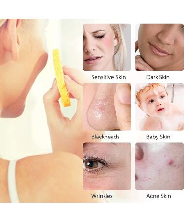 Zomyto 50-Count Compressed Facial Sponges - Natural Cellulose Cosmetic Sponges for Estheticians | Professional Spa Quality (Yellow - Buy Online on GoSupps.com