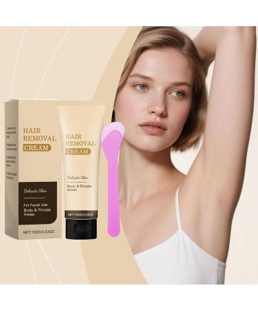  Huxibai Facial Hair Removal Cream | Women's Body Hair Removal with Razor | Gentle Treatment for Smooth Skin on Intimate Areas Arms Underarms Face and Legs - Buy Online on GoSupps.com