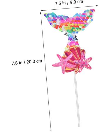 Toyvian 24 Pcs Cake Decoration Sequin Mermaid Cupcake Topper Mermaid Birthday Decorations Mermaid Tail Cake Topper Under The Sea Cupcake Topper Mermaid Party Cake Accessories Ocean Cloth - Buy Online on GoSupps.com