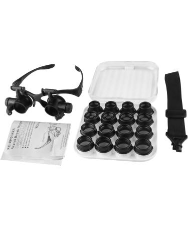 Beileshi Watch Repair Magnifier Loupe Set with LED Light and 8 Interchangeable Lens - 2.5X-25X Magnification - Buy Online on GoSupps.com