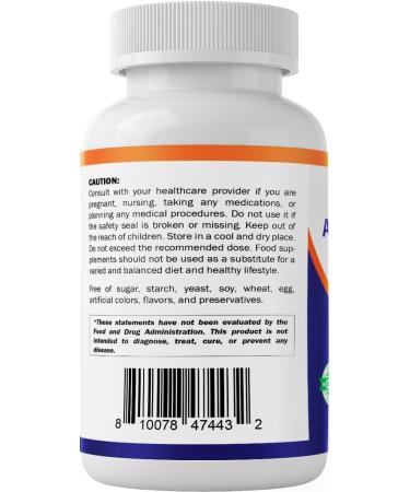 Vitamatic Alpha Lipoic Acid 600mg - 240 Non-GMO Vegetable Capsules - Gluten Free - Boost Your Health with 120 Servings - Buy Online on GoSupps.com
