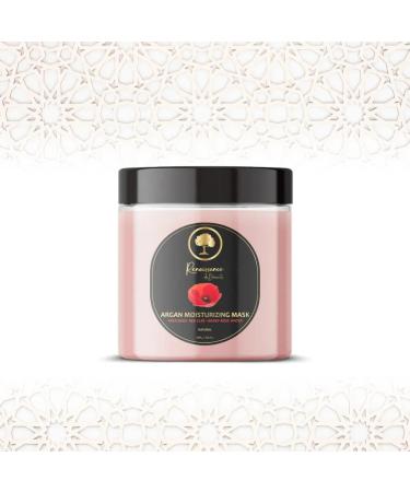 Moroccan Argan Moisturizing Mask (Aker Fassi Red Clay Honey & Rose Water 10.5 Fl oz) will leave your skin nourished radiant softer with its delightful rose petal infusion.