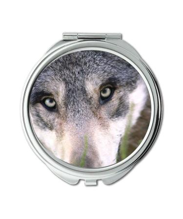 Mirror Travel Mirror animal dog fox pocket mirror portable mirror