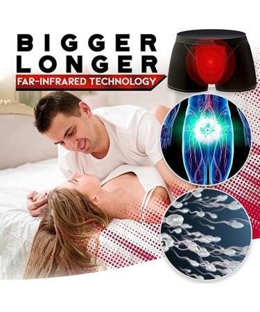 Men's Health Enlargement Underpants with Magnetic Therapy Physiological Underwear 52 Energy Magnets Pack of 3 (Tricolor L) Tricolor Large - Buy Online on GoSupps.com