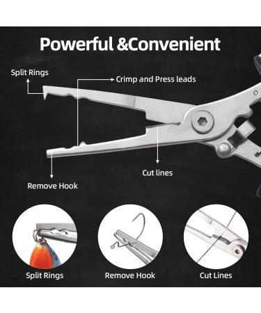 Fishing Tools Set: Pliers, Lip Gripper, Digital Scale, Knot Tying Tool - Perfect Fishing Gifts for Men - Buy Online on GoSupps.com