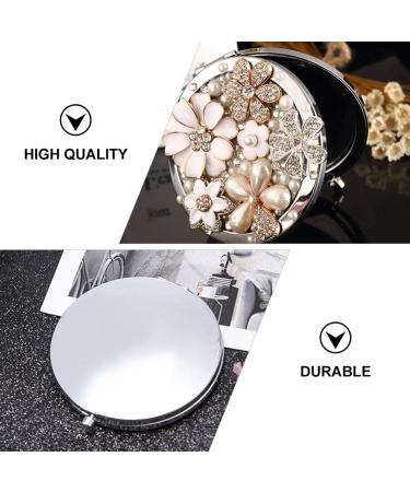 Minkissy 1pc Folding Vanity Mirror Compact Mirror for Purses Led Vanity Mirror Purse Mirror Mini Compact Mirror Girls Wallets Girl Make up Tool Travel Aluminum Mirror Light Mirror Vertical - Buy Online on GoSupps.com