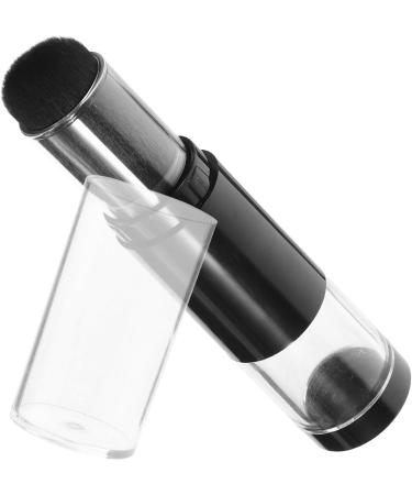 STOBOK Embossing Powder Brush Retractable Foundation Brush Reusable Blush Brush with Refillable Loose Powder Bottle Jars for Tint Highlight Blush Contour Powder Makeup Applicator Tool - Buy Online on GoSupps.com