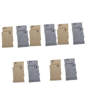 NOLITOY 10 Pairs Arch Support Foot Brace Sleeves Arch Support Sleeve Height Increase Insole Arch Cushion Pads Arch Support Insoles for Women Nylon Arch of Foot