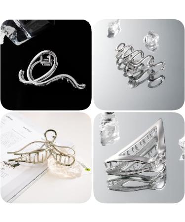 Ypkia 4 Pcs Large Hair Claw Clips - Strong Hold Metal Jaw Clips for Thick Hair | Women & Girls - Buy Online on GoSupps.com