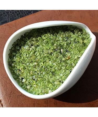 100g Natural Peridot Quartz Crystal Loose Stone Polishing Green Macadam for Decoration Chakra Reiki Balancing - Buy Online on GoSupps.com