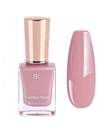 MEITREND Nude Nail Polish - Non-toxic nail polish - Water-based - Quick-drying - Clear - With glitter - Natural girl