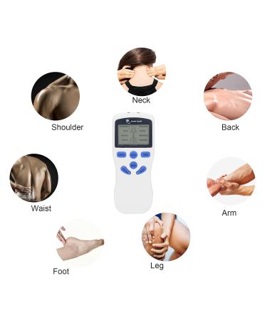 NATUDOCO Muscle Stimulation Device - Adjustable Portable Mini Vertebral Massage for Pain Relief - Buy Online on GoSupps.com