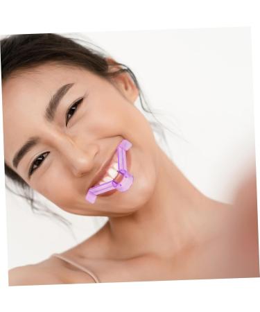 Baluue 4pcs Lip Muscle Trainer Muscle Exerciser Slimming Exerciser Lips Trainer Face Exerciser Purple 9.30X7.70X1.50CMx4pcs Purplex4pcs - Buy Online on GoSupps.com