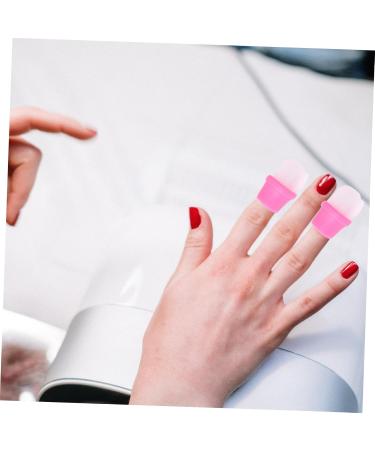 Hohopeti Lot de 20 Couvre-ongles Dissolvants pour Vernis Ongles Taille Moyenne Couleur Rose Protection Manucure et P dicure Accessoires pour Retrait de Gel UV et Vernis - Buy Online on GoSupps.com