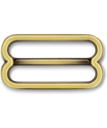 Dritz 457-38 Slide Adjusters 1 Strap, 2-Count - Brushed Antique Brass - Buy Online on GoSupps.com