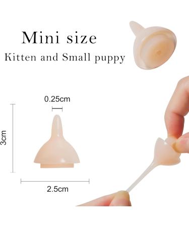 Bubble Milk Bowl - Cat & Puppy Feeding Bottle with Silicone Nipple & Syringes | Ideal for Kittens Rabbits & Squirrels - Buy Online on GoSupps.com