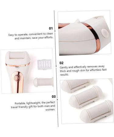 1pc Pedicure Pedicure Foot Scrubber Exfoliating Calluses Electric Heel Scraper Foot Heel Foot Scrubber Electric Tool Waterproof Abs Feet - Buy Online on GoSupps.com
