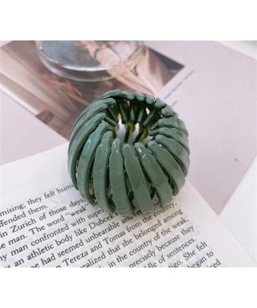 Expandable Pony Tail Holders Hair Clips Vintage Geometric Retractable Hair Loops Bird Nest Shaped Hair Clips Hair Donut Bun Maker Hair Accessory Hair Styling Tool for Women Girls - Buy Online on GoSupps.com