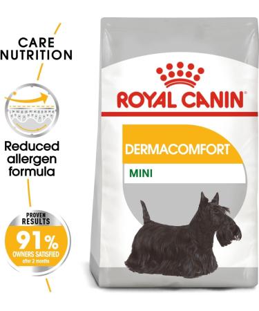 Royal Canin Dermacomfort Mini | 1 kg | Complete Food for Small Adult Dogs up to 10 kg | To Support Normal Skin Health | With Omega 3 and 6 Fatty Acids - Buy Online on GoSupps.com