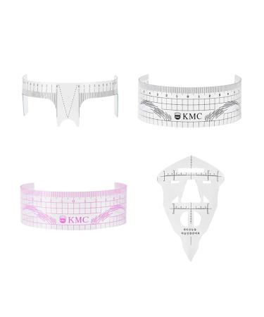 XROLAND Eyebrow Ruler Plastic Eyebrow Ruler Nose Positioning Eyebrow Grooming Ruler Eyebrow Stencil Makeup Microblading Measuring Shaper Tool - Buy Online on GoSupps.com