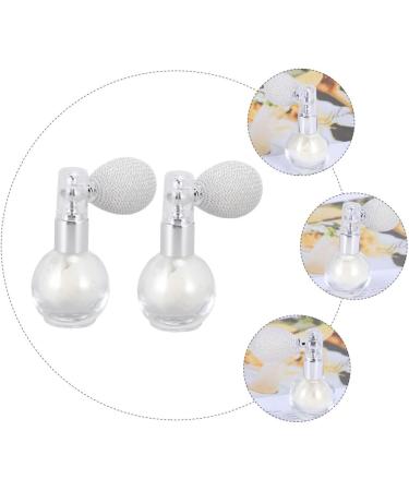 Beavorty 4 Pcs Spray Glitter Makeup Highlighters for Face Makeup Highlighter Spray Hair Powder Decor Round Whitex2pcs 7.5x6cmx2pcs - Buy Online on GoSupps.com