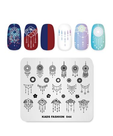 KADS Nail Art Stamping Plates Fashion Stamping Stencil Manicure Printing Image Templates (FA044)