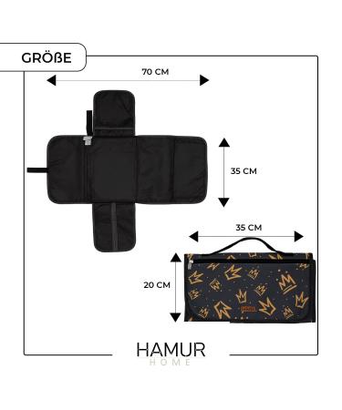 Buy Hamur Home 3-in-1 Diaper Pocket & Organizer - Portable Diaper Bag with Cosmetic Bag for Easy Diaper Changes on the Go - Buy Online on GoSupps.com