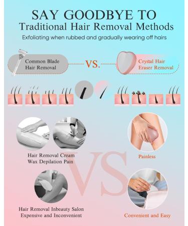 Nano Crystal Hair Remover - Reusable Magical Epilator for Women | Pink Hair Eraser for Legs Arms & Back - Shop Internationally! - Buy Online on GoSupps.com