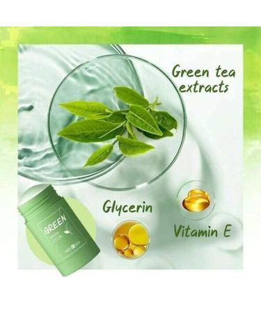 SupLee Green Tea Stick Mask - Blackhead Remover for Deep Pore Cleansing, Moisturizing, and Skin Brightening - Men and Women - Buy Online on GoSupps.com