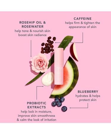 TULA Skin Care Rose Glow Cooling Eye Balm - Brightening, Hydrating Dark Circle Treatment - 0.35 oz - Buy Online on GoSupps.com