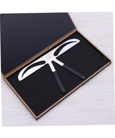 FOMIYES 3pcs Eyebrow Eyes Foot File Stickers Replacement Brow Stencils Template Balance Ruler - Buy Online on GoSupps.com