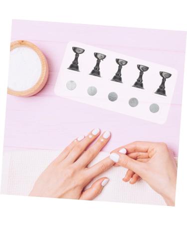 2 Sets Nail Checkerboard Accessories Magnet Japanese 2.5x1.4x1.4cm Black - Buy Online on GoSupps.com
