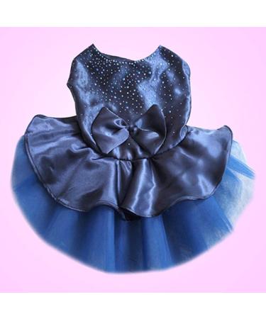 Pet Dog Puppy Bow Gauze Tutu Dress Skirt Cat Sequin Princess Clothes Apparel Dog Accessories Birthday Chirstmas Thanksgiving Valentine's Day Gifts Dark Red L - Buy Online on GoSupps.com