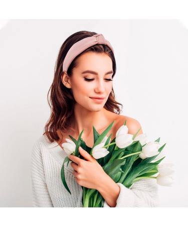 Jaciya 6-Pack Knotted Pearl Headbands for Women and Girls - Wide Top Knot Fashion Turban Hairbands - Vintage Hair Accessories - Buy Online on GoSupps.com