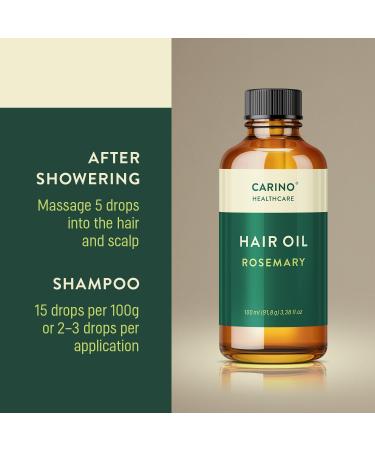 Hair oil with rosemary oil 100ml with pipette for simple appliance - Buy Online on GoSupps.com