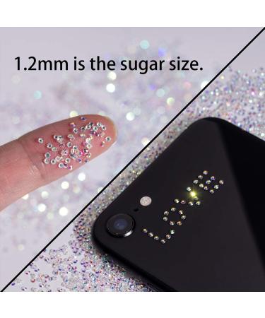 5000Pcs Ultra Mini 1.2mm AB Rhinestones for Nail Art & Crafts | Iridescent Crystals with Long Lasting Shine - DIY Beauty Supplies - Buy Online on GoSupps.com